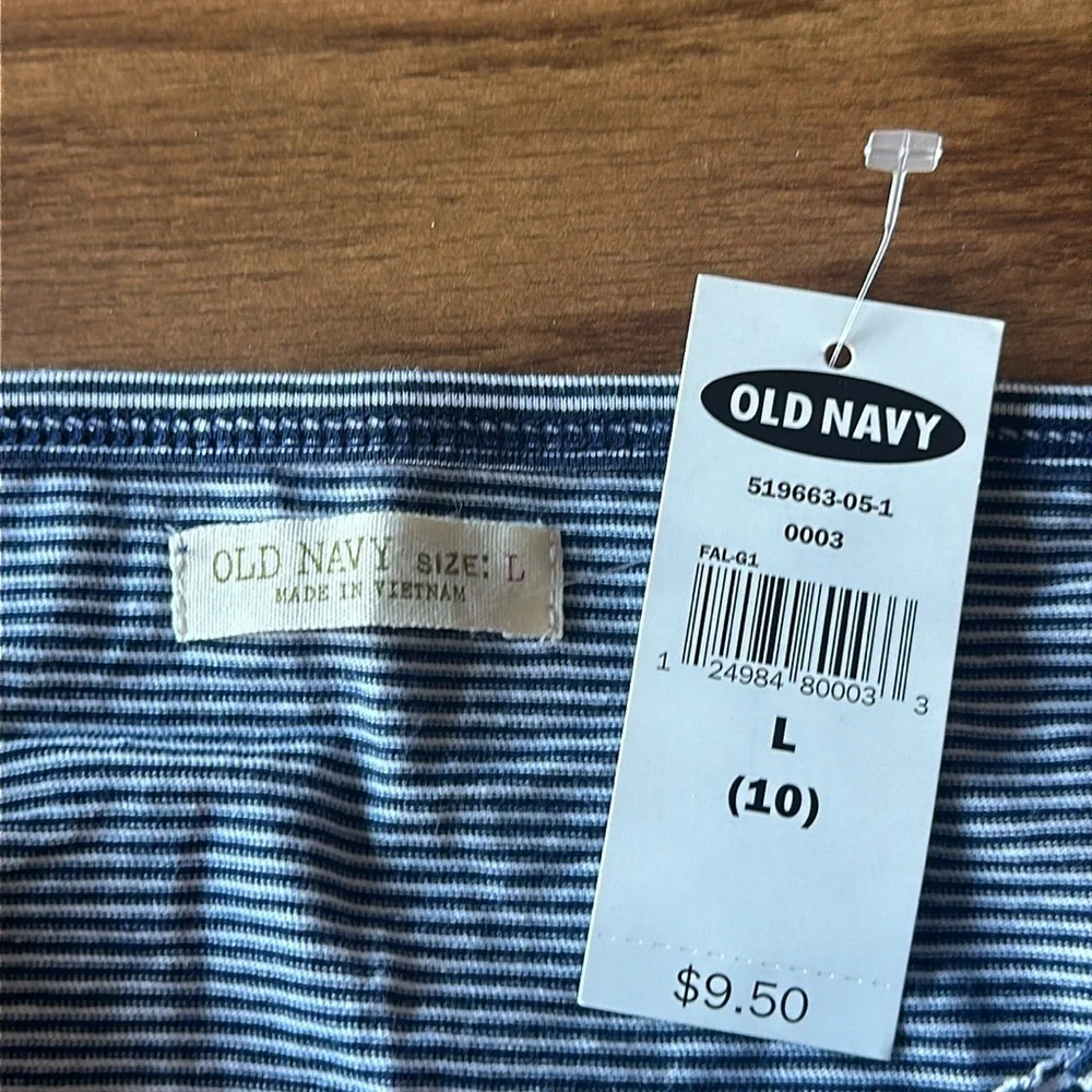 NWT Kids Old Navy Striped Tank Top, Size Large (10)